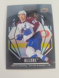 22-23 UD Allure Hockey Black Rainbow 27 Gabriel Landeskog