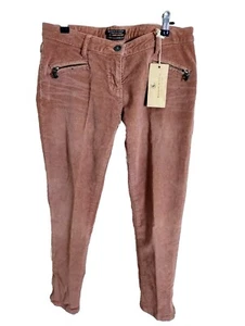 MAISON SCOTCH Women Slim Stretch 7/8th Corduroy Trousers Size W29 L32 NWT $155 - Picture 1 of 6