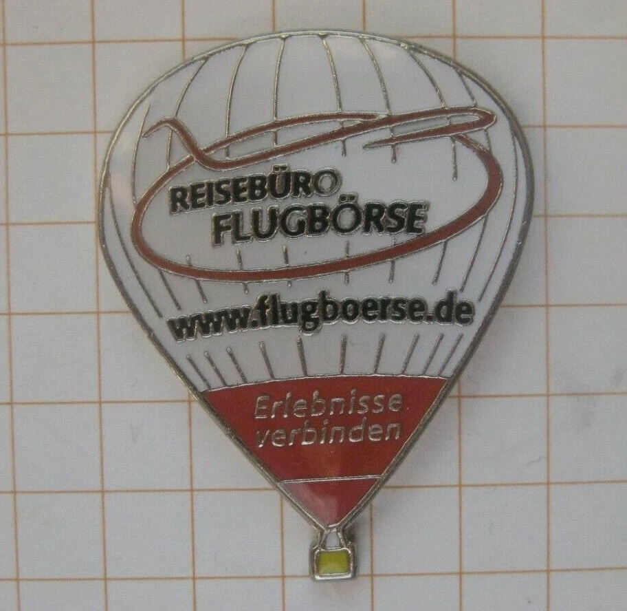 REISEBÜRO FLUGBÖRSE ERLEBNISSE VERBINDEN ...........Ballon Pin (162e) - Bild 1 von 1