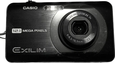 CASIO Exilim EX-Z25 Black Digital Camera 12.1 MP DigiCam CCD Sensor 2009 JAPAN - Bild 1 von 4