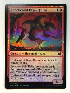 MTG Theros Beyond Death Underworld Rage-Hound 163 Foil NM/M - Picture 1 of 1