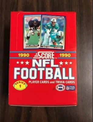 1990 Score Football Single Card - You Pick (Last Name A-L) - Buy 1 Get 1/2 OFF! - Image 1 of 2