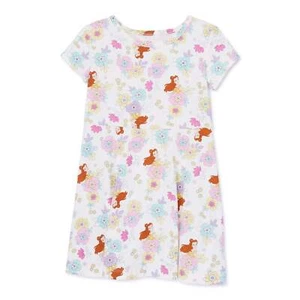 Belle Toddler Girl Print Skater Dress - Picture 1 of 4