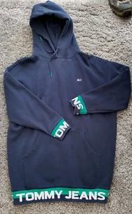 Tommy Hilfiger Tommy Jeans Hoodie Medium Blue - Picture 1 of 8