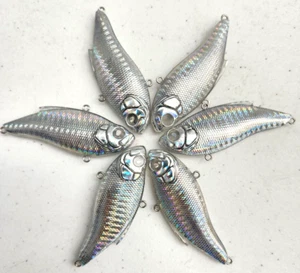 SHAD Fishing Jigging Casting Lead Slab Spoon 6-Lures 3"x0.5oz Fresh Saltwater - Picture 1 of 1