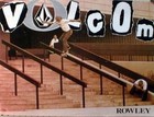VOLCOM 2001 Geoff Rowley skateboard promotional poster New Old Stock Flawless