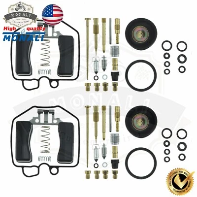 2x Carburetor repair rebuild kit with Float FOR HONDA CB400T 1978-1979 - Imagem 1 de 4