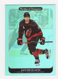 2023-24 UD PARKHURST CHAMPIONS RAINBOW JACCOB SLAVIN CAROLINA HURRICANES #188 - Picture 1 of 2