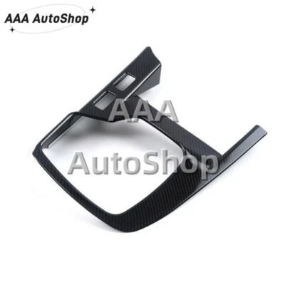 Cubierta de posición de cambio de marchas aspecto fibra de carbono para Jaguar E-Pace 2017-2023 Foto 1 de 4