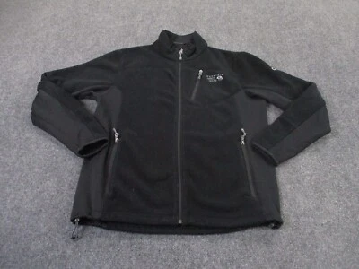 Chaqueta Mountain Hard Wear Hombres L Negra Polar Aire Libre Senderismo Ropa de Trabajo Logo Adulto Foto 1 de 4