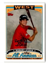2009  Bowman Draft Picks & Prospects Robert Stock #AFLAC-RS AFLAC Autographs