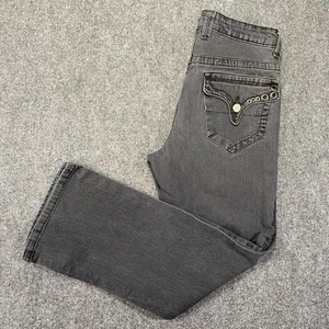 Vintage Bill Blass Jeans Mens 40X32 Charcoal Grey Denim Straight Leg Five Pocket - Picture 1 of 15