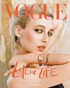 Brand New Vogue HONG KONG Emma Chamberlain Cover February 2025 Issue, Cover B - Imagen 1 de 7
