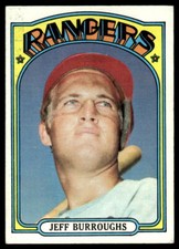 1972 Topps Jeff Burroughs #191 Texas Rangers Baseball Card