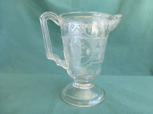 Antique Minerva Early American Pattern Glass Cream Pitcher - Picture 1 of 6