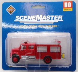 Camión de bomberos International 4900 primera respuesta escala HO Scene Master 110822DMT2 - Imagen 1 de 2
