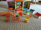 Vintage 1973 Mattel Barbie Country Living Home Dining Bed Living Room Furniture