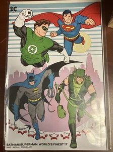 BATMAN SUPERMAN WORLDS FINEST #17 CVR B CLIFF CHIANG CARD STOCK VARIANT