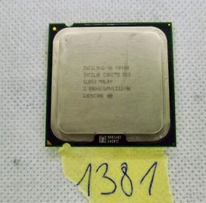 INTEL SLB9J Core 2 Duo E8400 3GHz Socket 775 Wolfdale Processor CPU - Picture 1 of 1