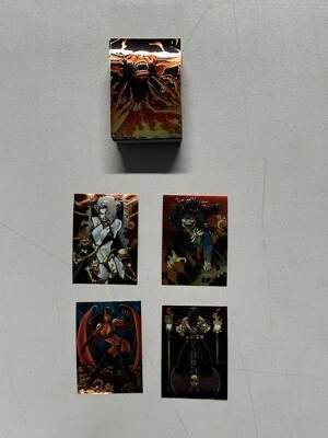 1995 KROME PRODUCTIONS LADY DEATH SERIES 2 TRADING CARD COMPLETE BASE SET (100) - Image 1 of 4