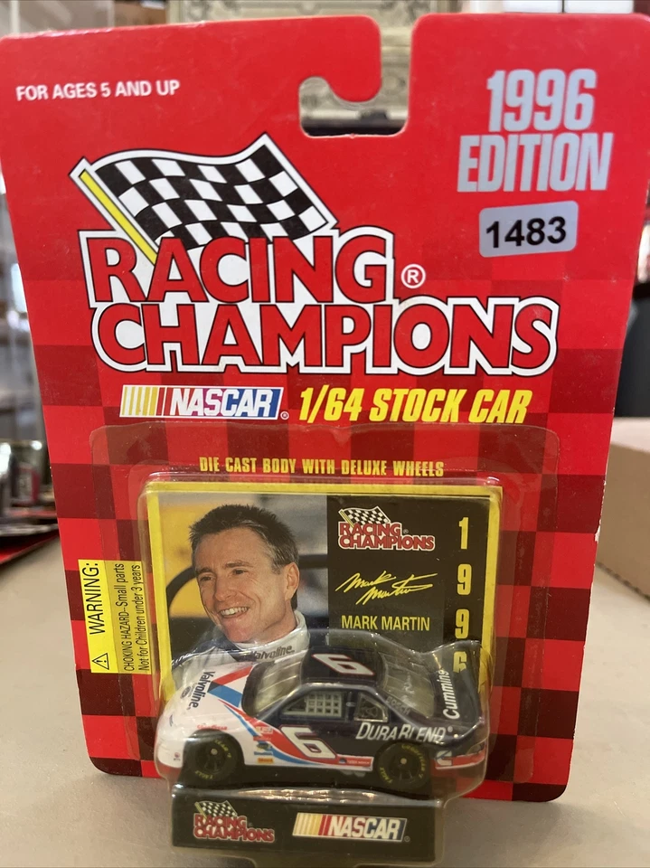 1996 racing champions nascar #6 Mark Martin  durablend 1/64 new in package - Image 1 of 1