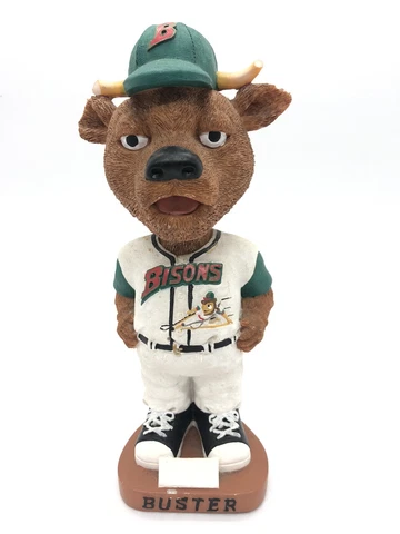 Buffalo Bisons Buster T Bison Mascot Bobble BISONS MASCOT SGA BOBBLEHEAD DAMAGE Cover
