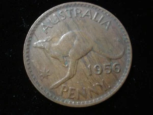 Australian 1956 Penny Mule Coin Variety - Picture 1 of 3