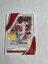 2023 Immaculate Collection - Signature Moves   #SM-ZE Zach Evans /99 (AU, RC)