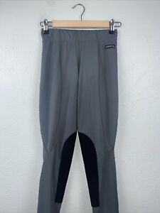 Kerrits Small Equestrian Horse Gray Riding Fitted Pants Leggings Women’s Mint