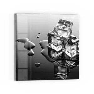 DEQORI Magnettafel Glas 'Schmelzende Eiswürfel' beschreibbar, viele Größen - Imagen 1 de 80