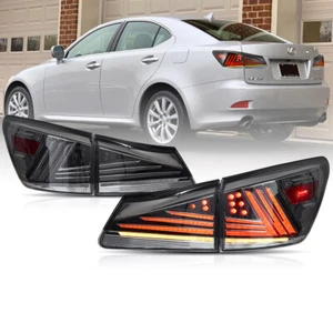 VLAND For Lexus IS250 IS350 ISF 2006-2013 LED Tail Lights Fit w/Start-up LH+RH - Picture 1 of 19