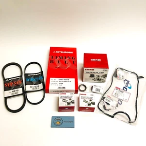 For HONDA BEAT PP1 E07A Timing Belt 9 Parts Kit Water Pump Gasket Alt Belt NEW - Picture 1 of 17