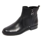 G3128 tronchetto donna MICHAEL KORS black leather ankle boot woman