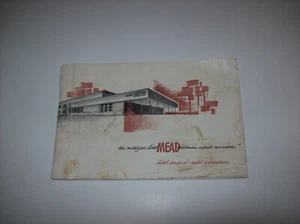 Antike Werbung Hotel Mead Wisconsin Rapids, Wisconsin Broschüre, (X) - Bild 1 von 7