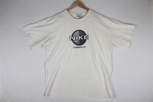 Vintage Nike Tuned Air White Cotton T-Shirt Size XL - Picture 1 of 8