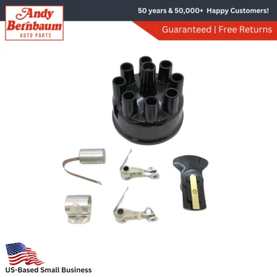 Kit de puesta a punto de tapa distribuidor de encendido Hudson 1955-1956 8 cilindros. Foto 1 de 4