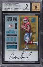 2017 Panini Contenders Patrick Mahomes Super Bowl Ticket Rookie RC 1/1 Auto BGS