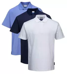 Portwest Anti-Static ESD Polo Shirt - Picture 1 of 3