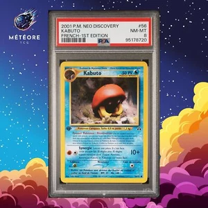 Carte Pokemon Kabuto 56/75 PSA 8 Édition 1 Neo Discovery Wizards Français - Picture 1 of 2