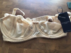 Fantasie Zoe Underwired Side Support Bra Soft Beige Nude Size 30DD - Picture 1 of 4