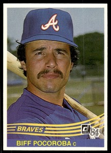 1984 Donruss Biff Pocoroba Atlanta Braves #77