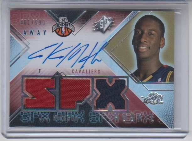 2008-09 SPX J.J. Hickson Rookie Autograph Jersey 461/599 #162 NM Condition - Image 1 of 2