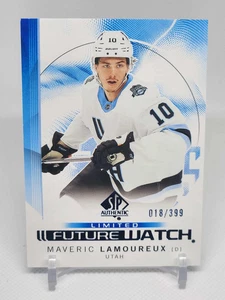 2024-25 Upper Deck SP Authentic Maveric Lamoureux Future Watch Blue #'D 018/399 - Picture 1 of 2