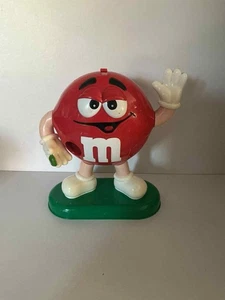 Vintage rote Figur M&M'S Schokolade Süßigkeiten Spender Werbung Mars Inc - Bild 1 von 4