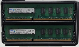 SAMSUNG 8GB (2x4GB) 2Rx8 PC3-10600U DDR3 DESKTOP Memory RAM - Picture 1 of 3