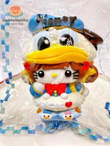 Niedliche Katze Ente Outfit Squishy | weiches langsam wieder ausbreitendes Spielzeug | Kawaii Sammlerstück - Bild 1 von 4