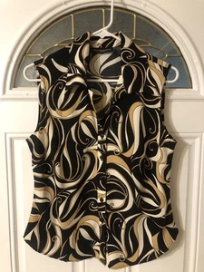 Blue Diamond Stretch Women’s Top Sz Lg - Picture 1 of 6