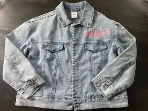 Girls Disney Princess Little Mermaid Jean Denim Jacket Light Blue Large - Picture 1 of 5