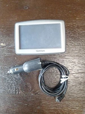 TomTom One(N14641) Black/Silver Portable GPS Monitor 3" Inch Screen tested works - Image 1 of 4
