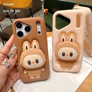 Cute Labubu Phone Case For iPhone 12 13 14 15 16 17Pro Max Soft Mobile Cover - Picture 1 of 9